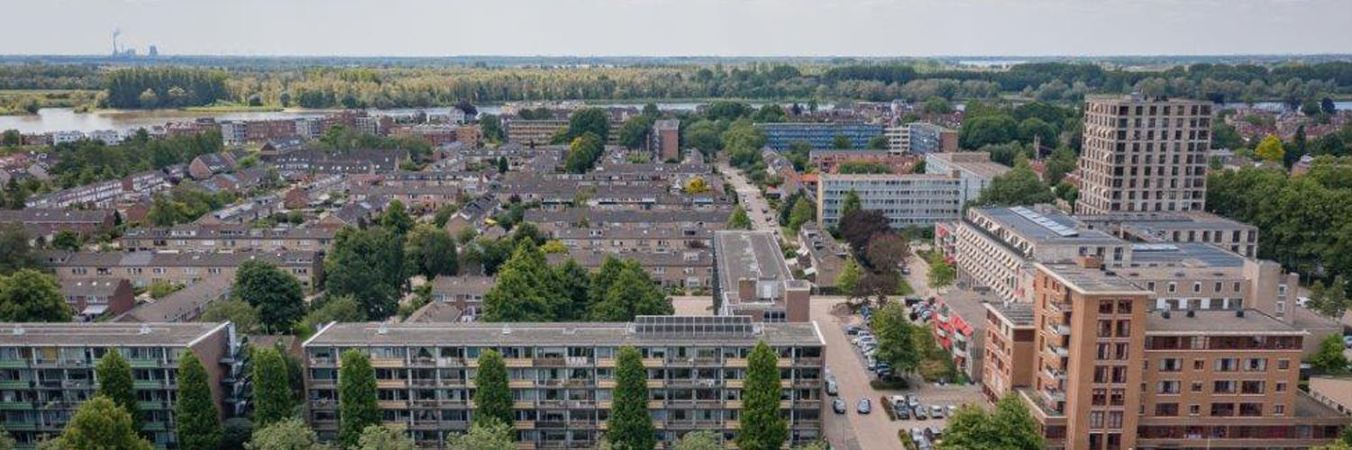 Luchtfoto Vogelbuurt Sliedrecht