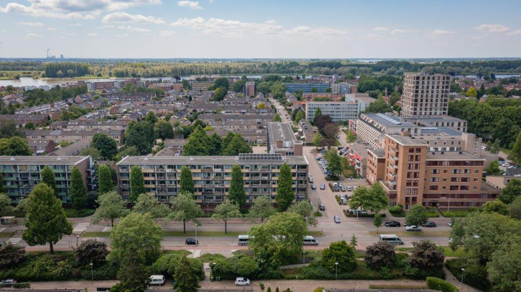 Luchtfoto Vogelbuurt Sliedrecht