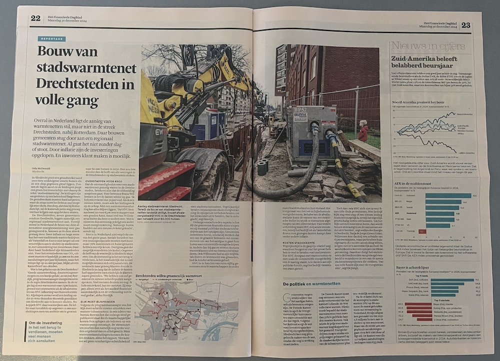 Artikel FD warmtenet Drechtsteden